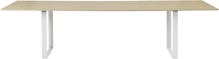 70/70 Table - 116" x 42.5" - Muuto - Table + Task - Oak Top & White Base - HORNE