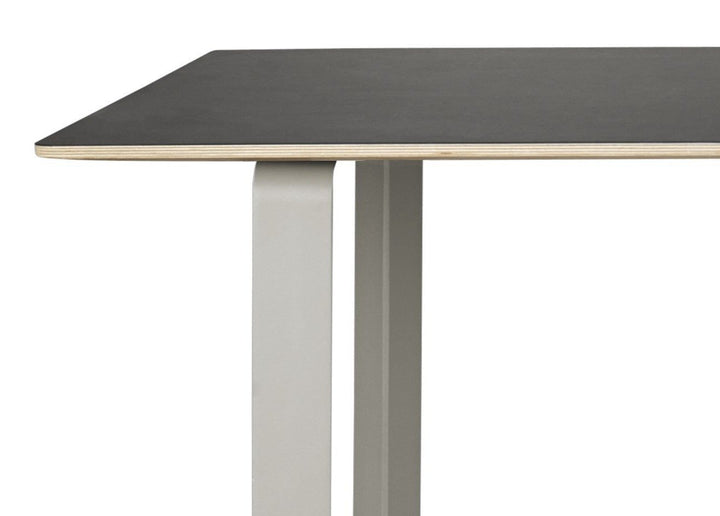 70/70 Table - 116" x 42.5" - Muuto - Table + Task - Black Top & Grey Base - HORNE