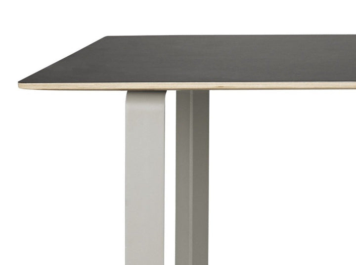 70/70 Table - 67" x 33.5" - Muuto - Table + Task - Black Top & Grey Base - HORNE