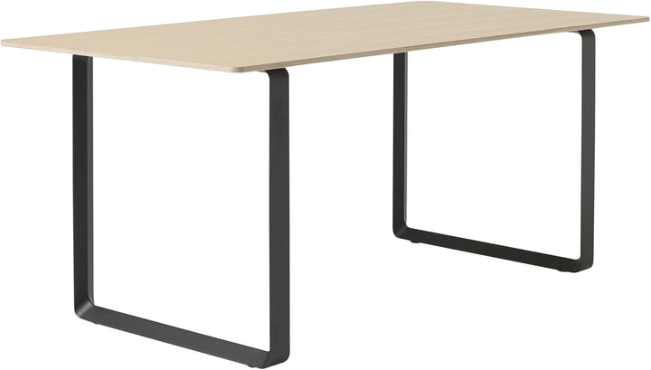 70/70 Table - 67" x 33.5" - Muuto - Table + Task - Oak Top & Black Base - HORNE