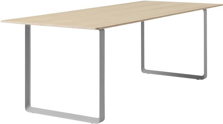 70/70 Table - 88.5" x 35.5" - Muuto - Table + Task - Oak Top & Grey Base - HORNE