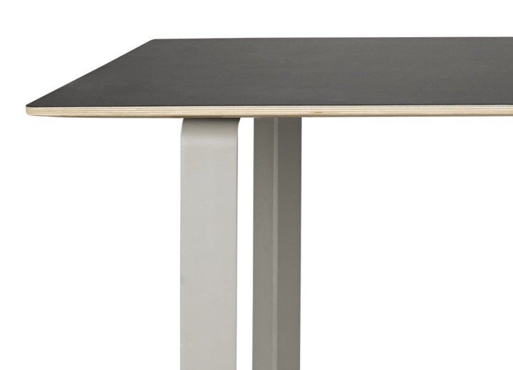 70/70 Table - 88.5" x 35.5" - Muuto - Table + Task - Black Top & Grey Base - HORNE