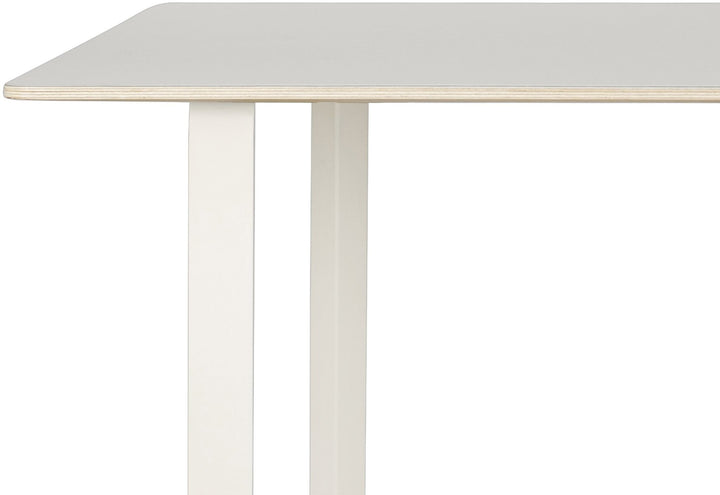 70/70 Table - 88.5" x 35.5" - Muuto - Table + Task - White Top & Black Base - HORNE
