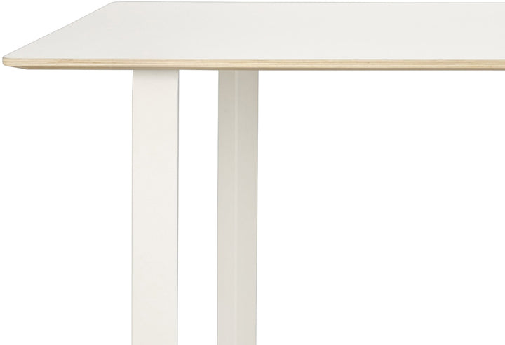 70/70 Table - 88.5" x 35.5" - Muuto - Table + Task - White Top & Black Base - HORNE