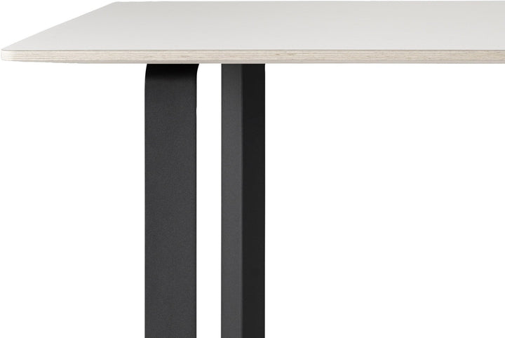 70/70 Table - 88.5" x 35.5" - Muuto - Table + Task - White Top & Black Base - HORNE