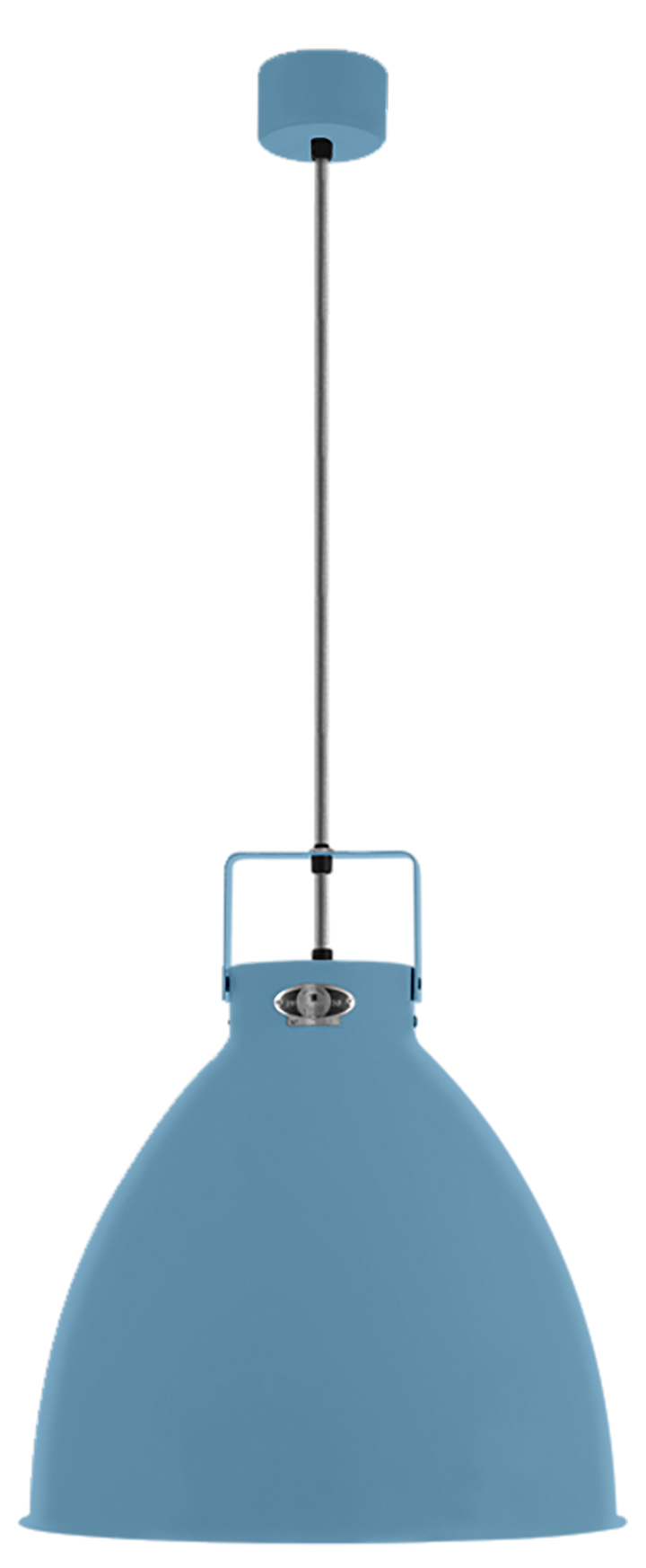Augustin Pendant - A360 - Matte Finish - Jielde - Pendants - Silver - Pastel Blue - RAL5024 - HORNE