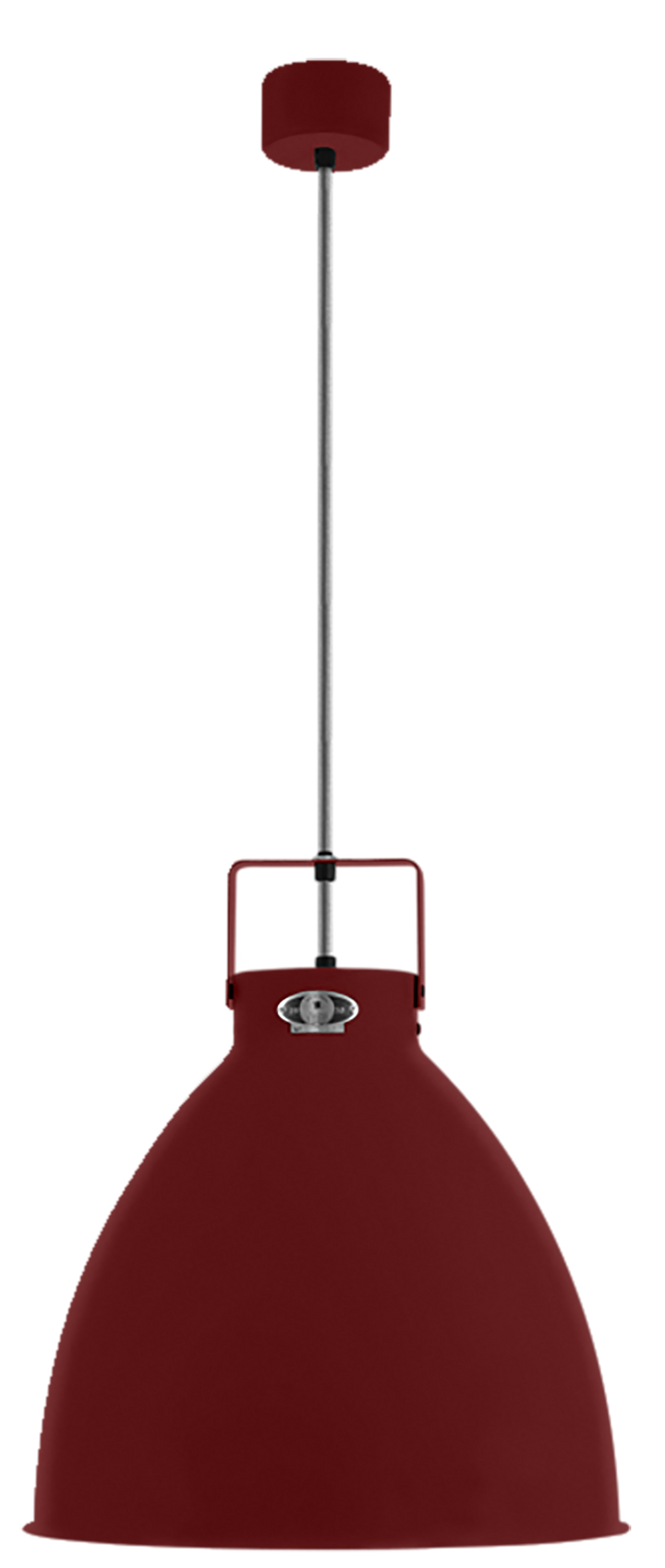 Augustin Pendant - A360 - Matte Finish - Jielde - Pendants - Silver - Burgundy - RAL3005 - HORNE
