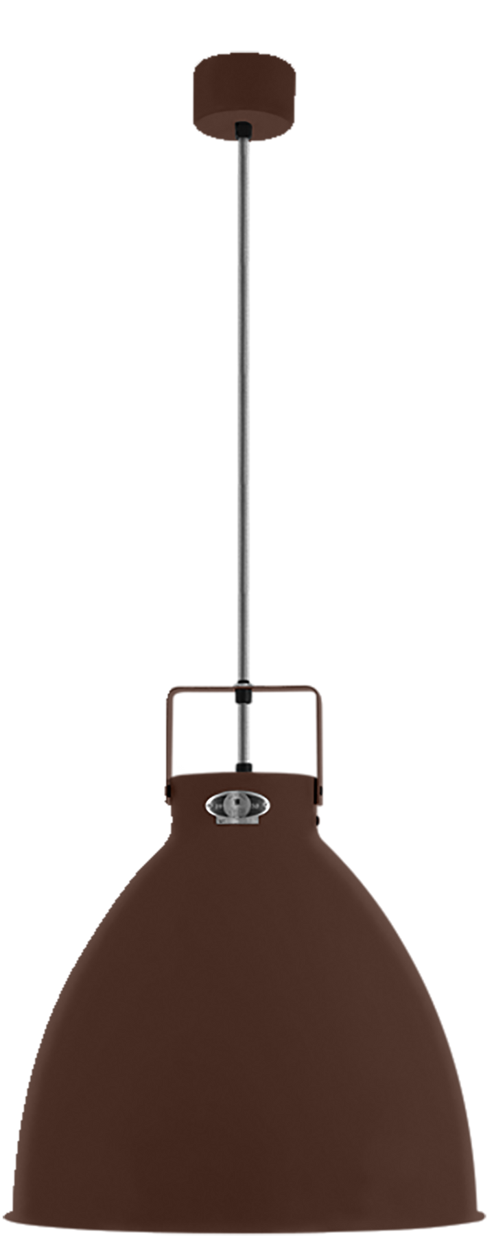 Augustin Pendant - A360 - Matte Finish - Jielde - Pendants - Silver - Chocolate - RAL8017 - HORNE