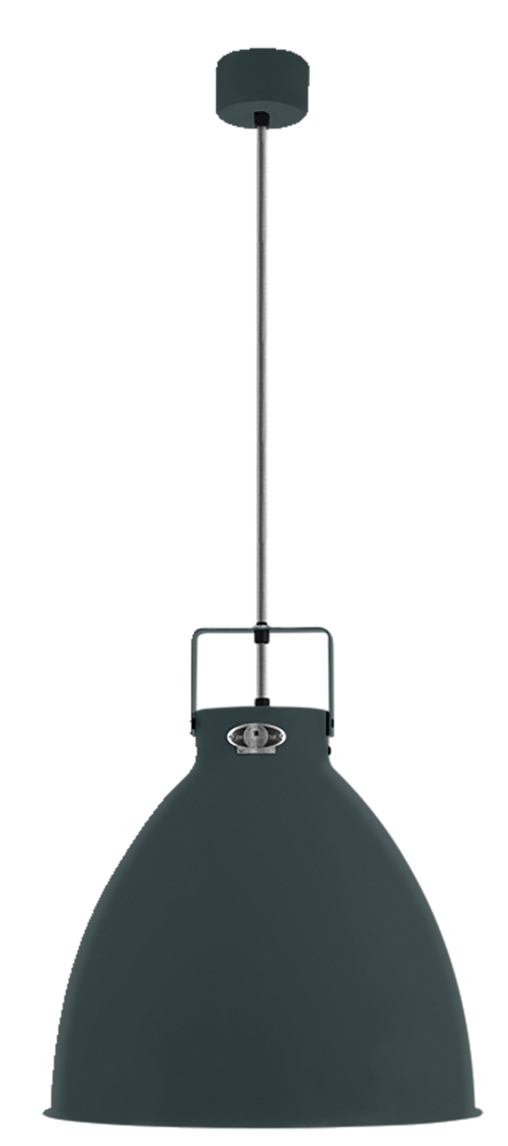 Augustin Pendant - A360 - Matte Finish - Jielde - Pendants - Silver - Granite Grey - RAL7026 - HORNE