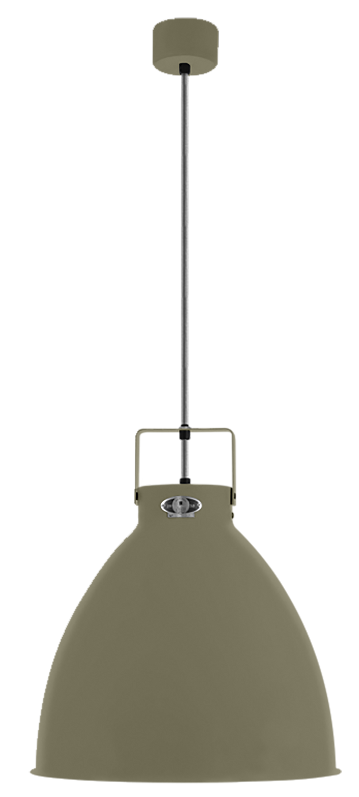 Augustin Pendant - A360 - Matte Finish - Jielde - Pendants - Silver - Khaki - RAL7002 - HORNE