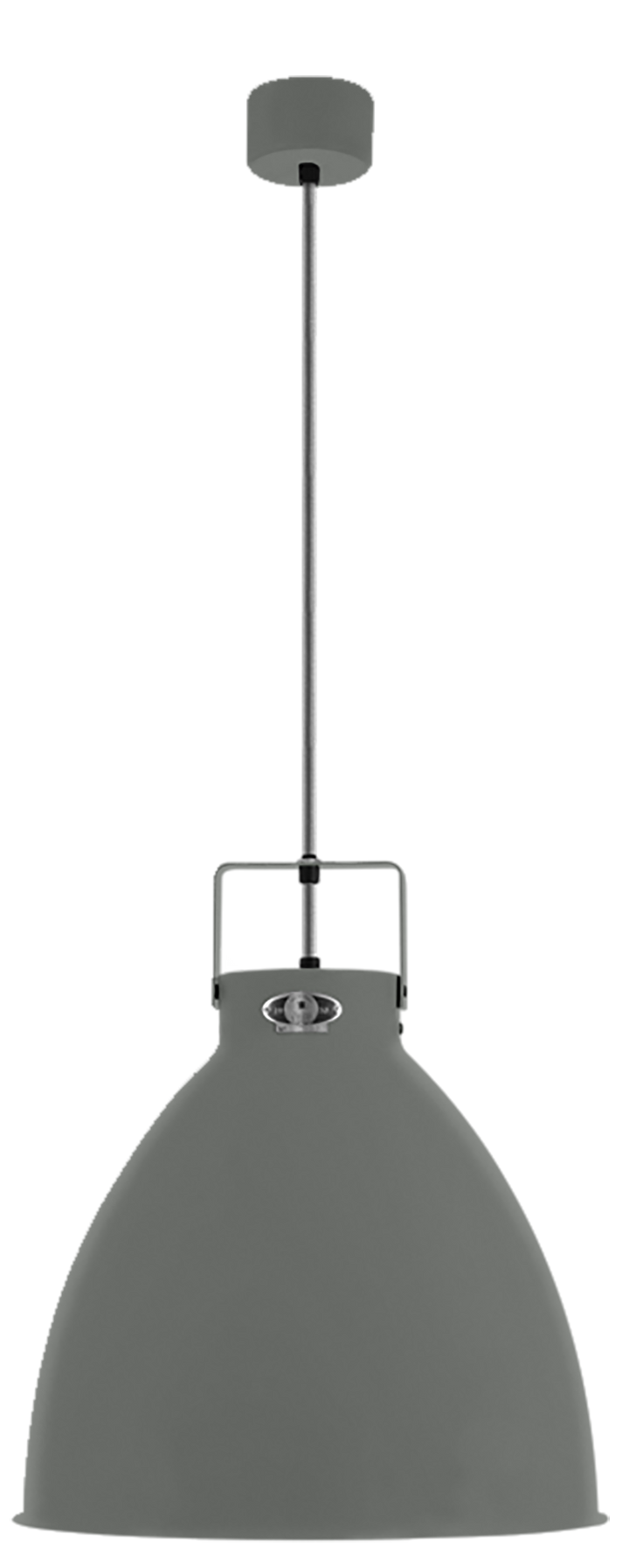 Augustin Pendant - A360 - Matte Finish - Jielde - Pendants - Silver - Mouse Grey - RAL7005 - HORNE