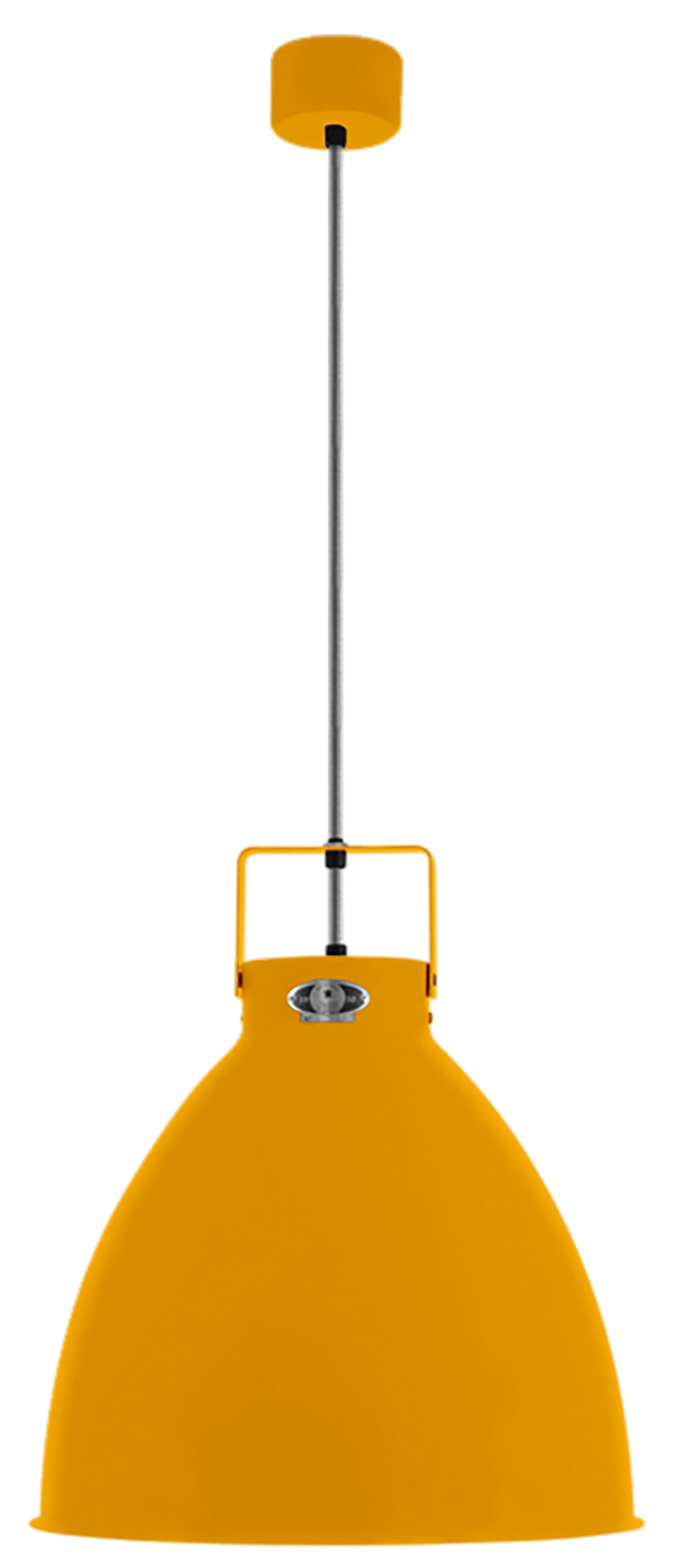 Augustin Pendant - A360 - Matte Finish - Jielde - Pendants - Silver - Mustard - RAL1003 - HORNE