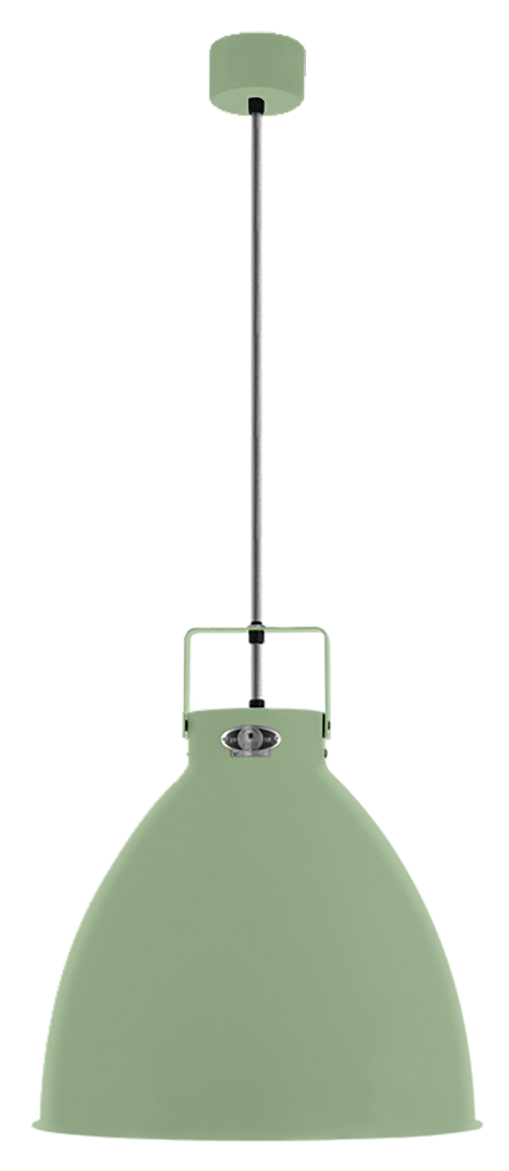 Augustin Pendant - A360 - Matte Finish - Jielde - Pendants - Silver - Water Green - RAL6019 - HORNE