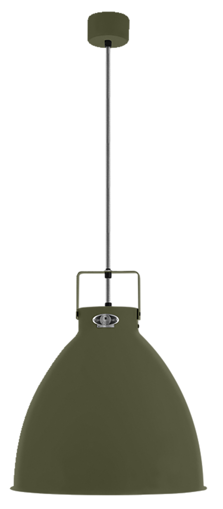 Augustin Pendant - A360 - Matte Finish - Jielde - Pendants - Silver - Olive Green - RAL6003 - HORNE