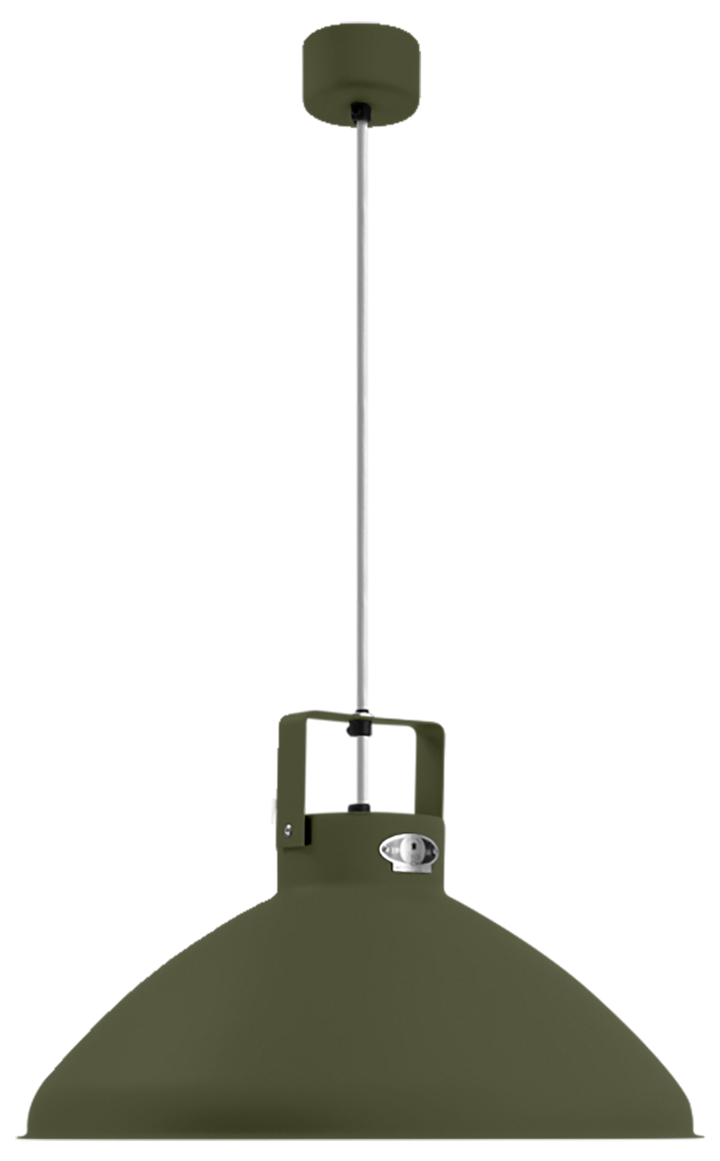 Beaumont Pendant - B360 - Matte Finish - Jielde Pendants - Ocean Blue - RAL5020 - Silver - HORNE