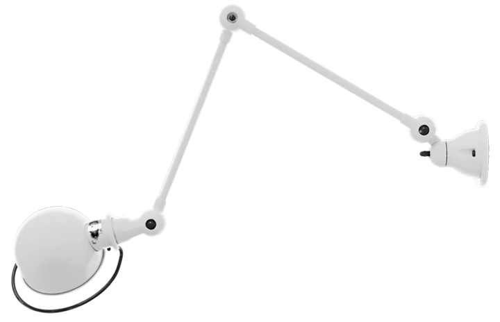 Loft Table/Wall Light - D4401R - Matte Finish - Jielde - Table + Task - No Switch - White - HORNE
