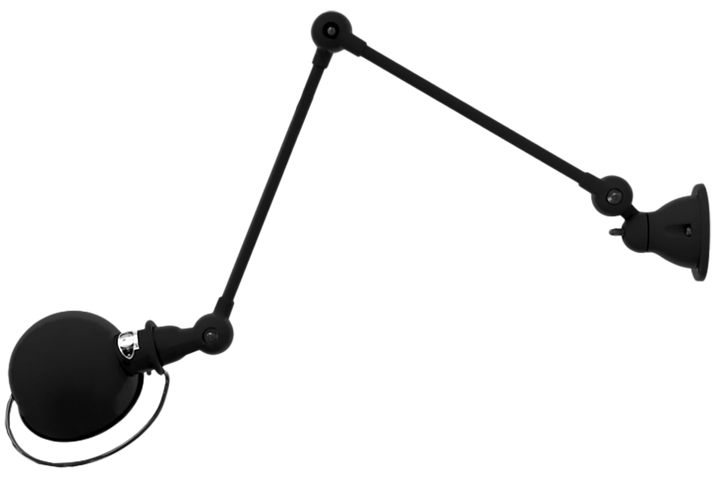 Loft Table/Wall Light - D4401R - Matte Finish - Jielde - Table + Task - No Switch - Black - RAL9011 - HORNE