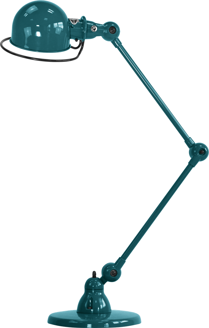 Loft Desk Lamp - D6440 - Jielde - Table + Task - Glossy - Ocean Blue - RAL5020 - HORNE