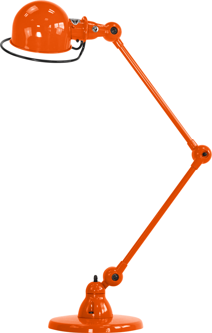 Loft Desk Lamp - D6440 - Jielde - Table + Task - Glossy - Orange - RAL2004 - HORNE