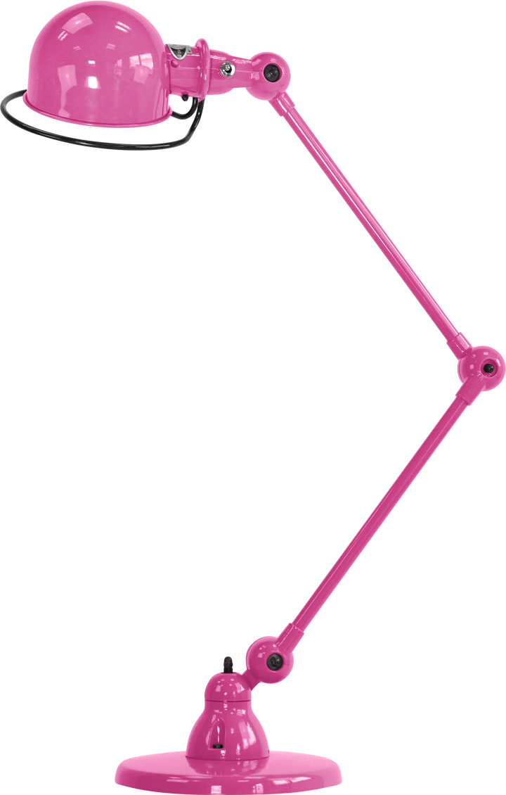 Loft Desk Lamp - D6440 - Jielde - Table + Task - Glossy - Pink - RAL4003 - HORNE