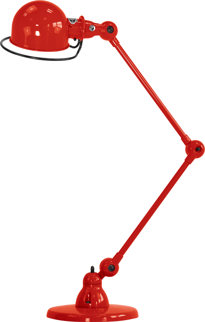 Loft Desk Lamp - D6440 - Jielde - Table + Task - Glossy - Red - RAL3020 - HORNE