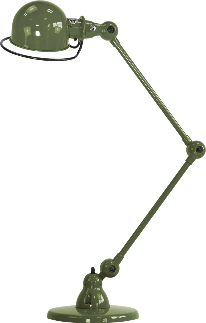 Loft Desk Lamp - D6440 - Jielde - Table + Task - Glossy - Olive Green - RAL6003 - HORNE