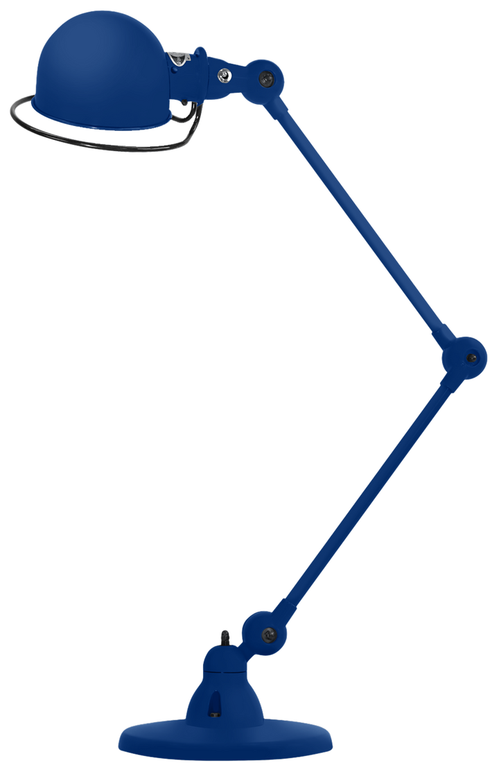 Loft Desk Lamp - D6440 - Jielde - Table + Task - Matte - Sapphire Blue - RAL5003 - HORNE