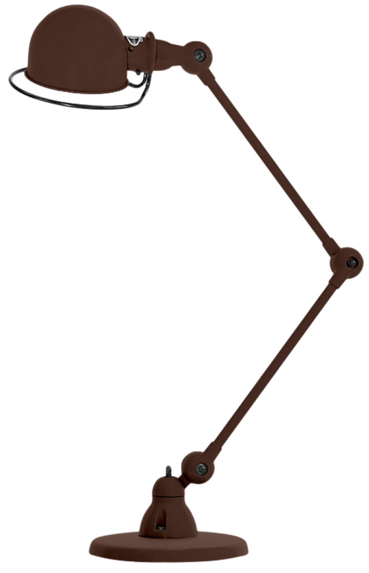 Loft Desk Lamp - D6440 - Jielde - Table + Task - Matte - Chocolate - RAL8017 - HORNE