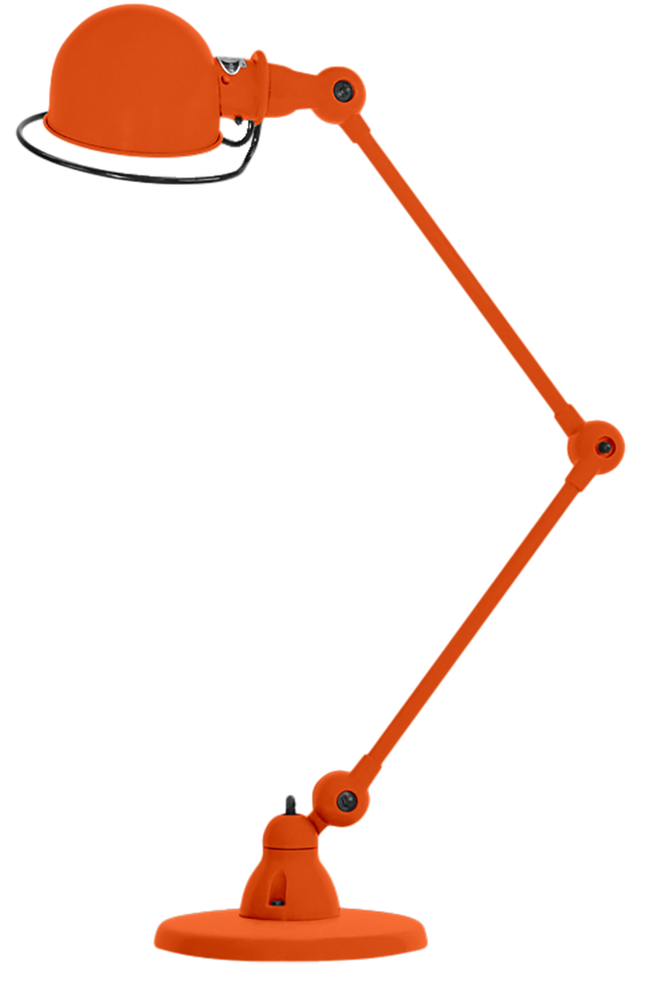 Loft Desk Lamp - D6440 - Jielde - Table + Task - Matte - Orange - RAL2004 - HORNE