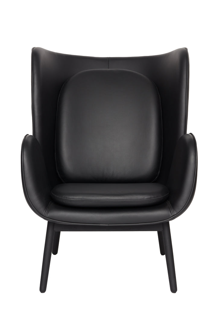 Enclose Armchair - Fogia - Chairs - Barnum - Pine - Black - HORNE