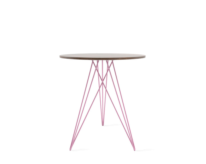 Hudson Side Table - Tronk - Tables + Desks - Walnut - Pink - HORNE