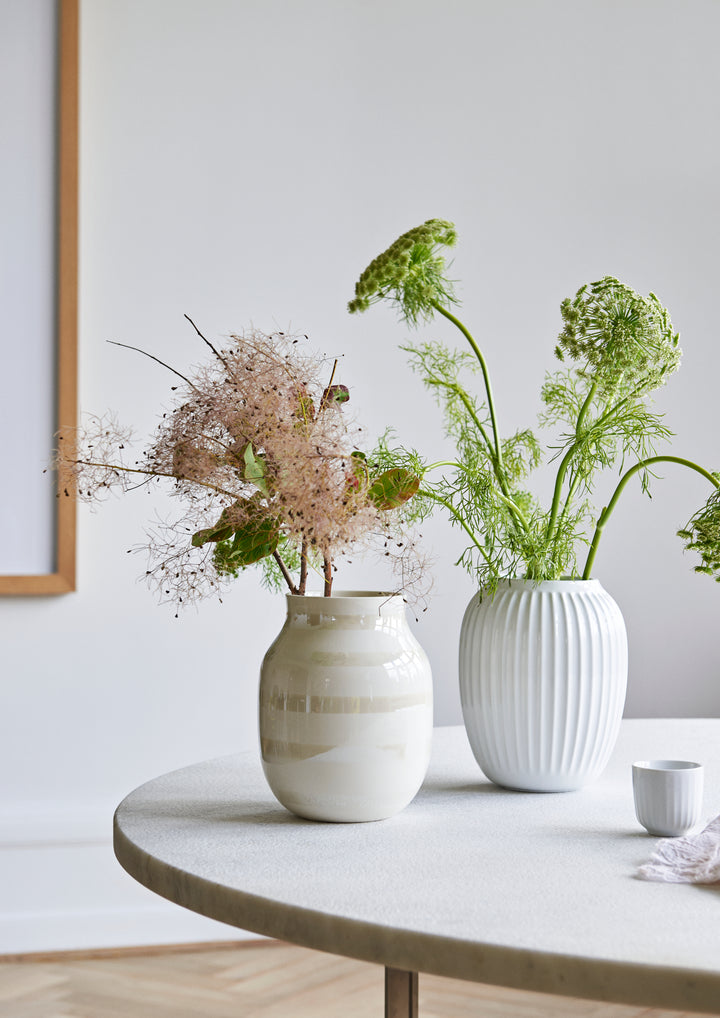 Omaggio Vase - Mother of Pearl - Kähler - Vases - 7.5