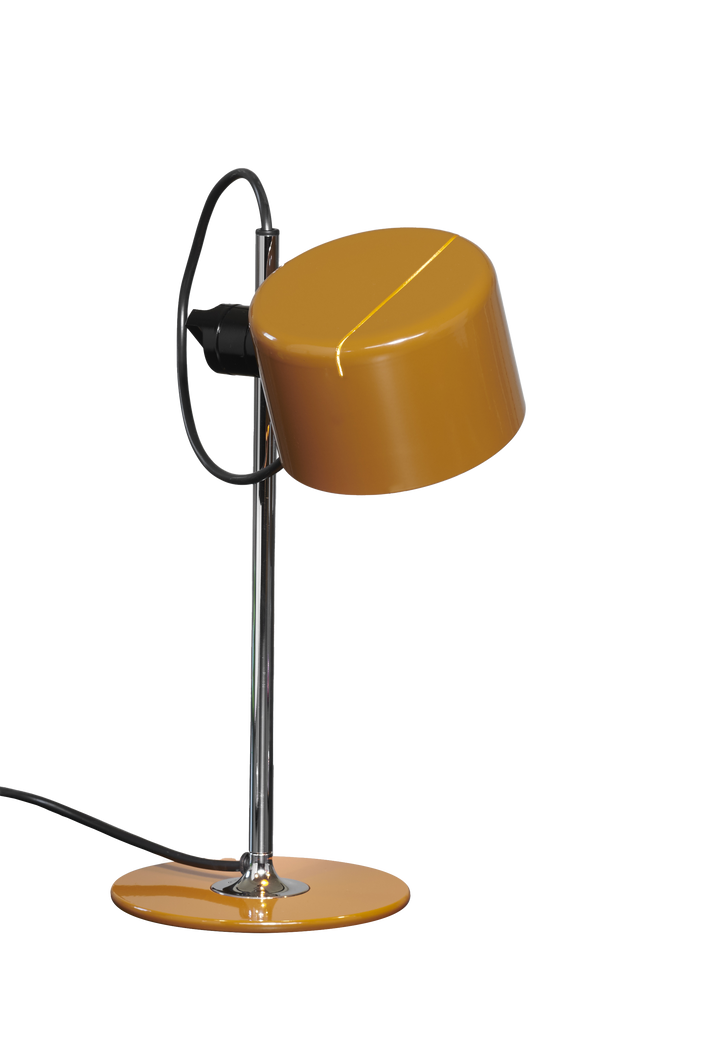 Mini Coupé Table Lamp - Oluce - Table + Task - Mustard Yellow - HORNE