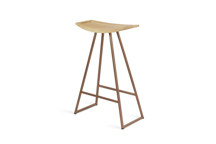 Roberts Counter Stool - Tronk - Stools + Benches + Ottomans - Maple - Rose Copper - HORNE