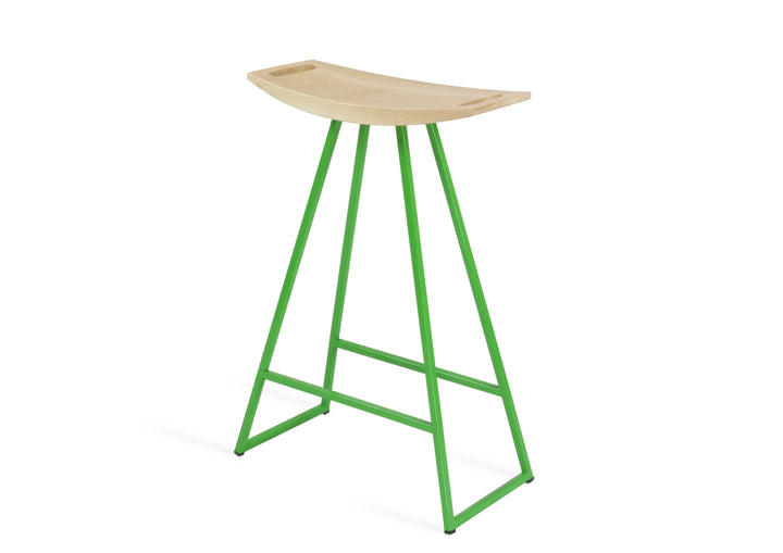 Roberts Counter Stool - Tronk - Stools + Benches + Ottomans - Maple - Green - HORNE