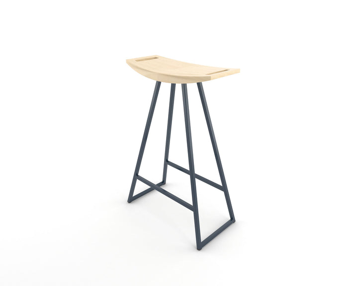 Roberts Counter Stool - Tronk - Stools + Benches + Ottomans - Maple - Navy - HORNE