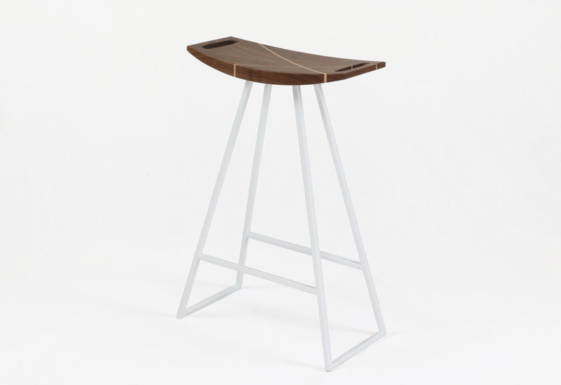 Roberts Counter Stool - Tronk - Stools + Benches + Ottomans - Walnut - Green - HORNE