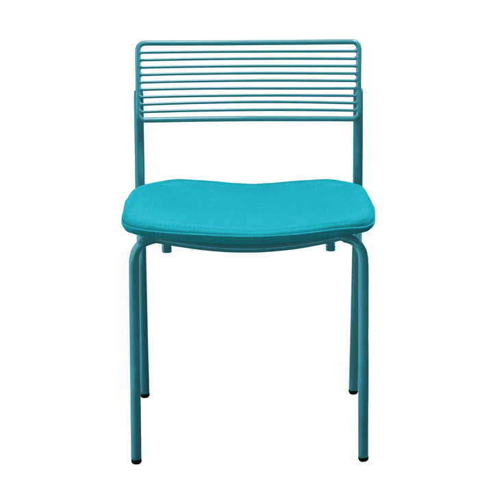 The Rachel Chair - Set of 2 - Bend Goods - Chairs - Peacock Blue - Add Teal Seat Pad - HORNE