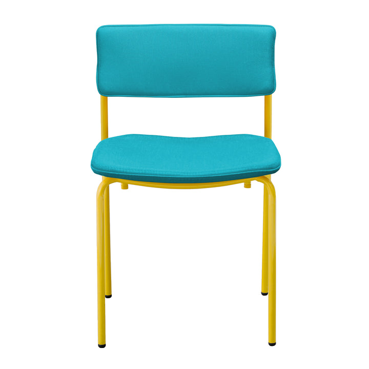 The Rachel Chair - Set of 2 - Bend Goods - Chairs - Yellow - Add Teal Bikini Pad - HORNE