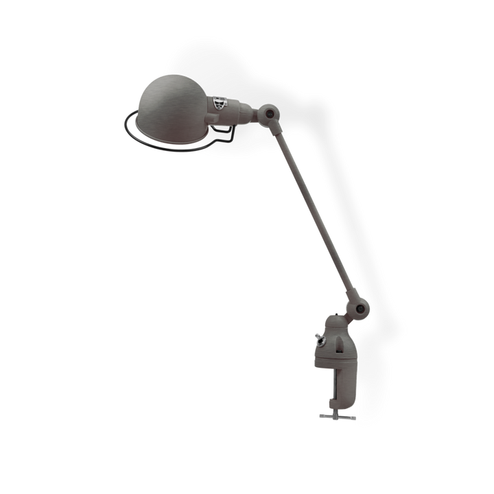 Signal 1 - Arm Clamp Lamp - SI312 - Jielde - Table + Task - Glossy - Brushed Steel - HORNE