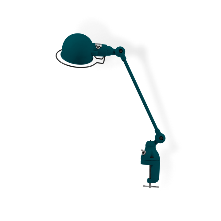 Signal 1 - Arm Clamp Lamp - SI312 - Jielde - Table + Task - Matte - Ocean Blue - RAL5020 - HORNE