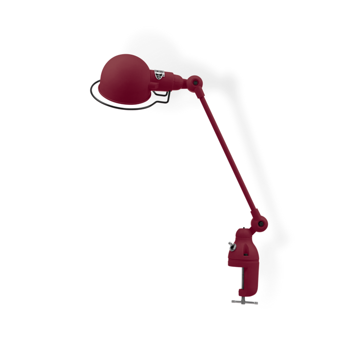 Signal 1 - Arm Clamp Lamp - SI312 - Jielde - Table + Task - Glossy - Burgundy - RAL3005 - HORNE