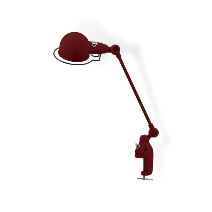 Signal 1 - Arm Clamp Lamp - SI312 - Jielde - Table + Task - Matte - Burgundy - RAL3005 - HORNE