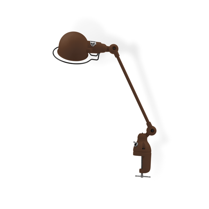 Signal 1 - Arm Clamp Lamp - SI312 - Jielde - Table + Task - Glossy - Chocolate - RAL8017 - HORNE