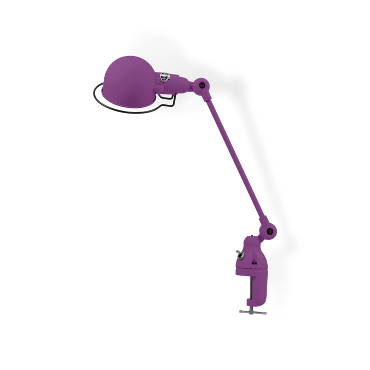 Signal 1 - Arm Clamp Lamp - SI312 - Jielde - Table + Task - Matte - Fuschia - RAL4008 - HORNE