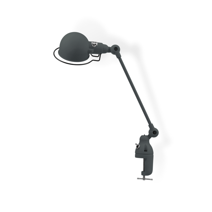 Signal 1 - Arm Clamp Lamp - SI312 - Jielde - Table + Task - Glossy - Granite Grey - RAL7026 - HORNE