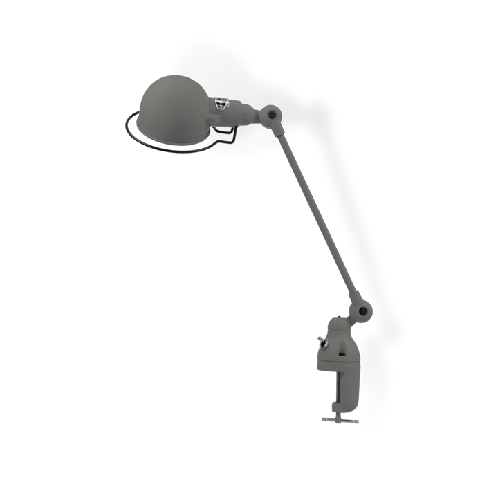 Signal 1 - Arm Clamp Lamp - SI312 - Jielde - Table + Task - Glossy - Mouse Grey - RAL7005 - HORNE