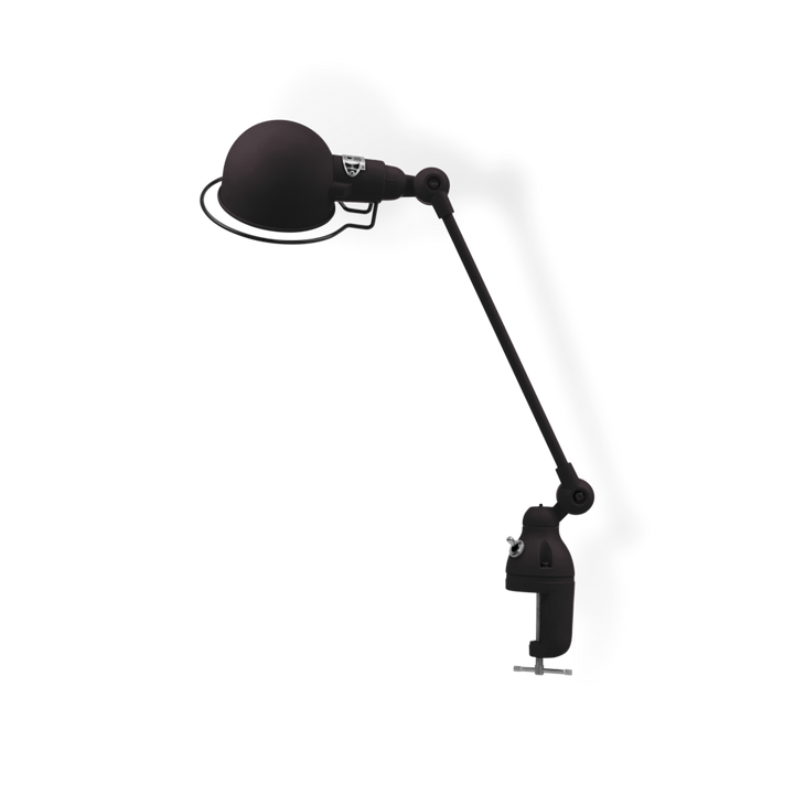 Signal 1 - Arm Clamp Lamp - SI312 - Jielde - Table + Task - Glossy - Black - RAL9011 - HORNE