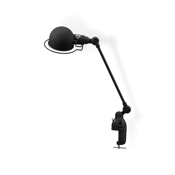 Signal 1 - Arm Clamp Lamp - SI312 - Jielde - Table + Task - Glossy - Hammered Black - HORNE