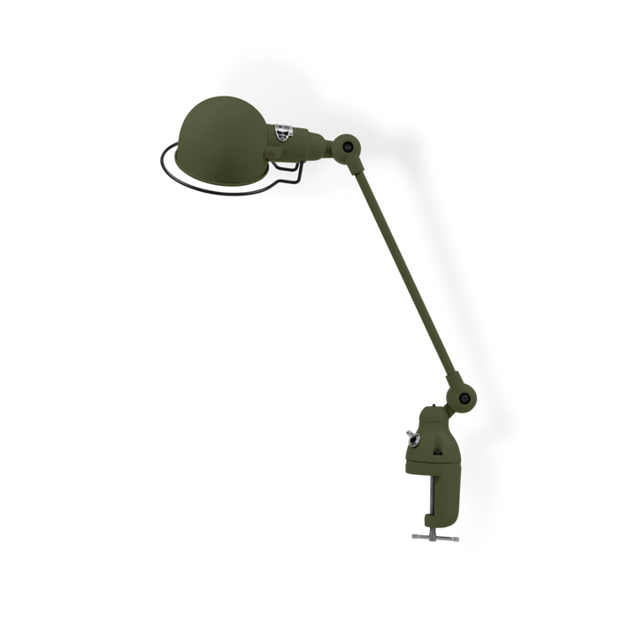Signal 1 - Arm Clamp Lamp - SI312 - Jielde - Table + Task - Matte - Olive Green - RAL6003 - HORNE